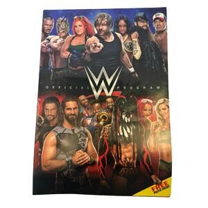 2016 WWE Official Program with Poster